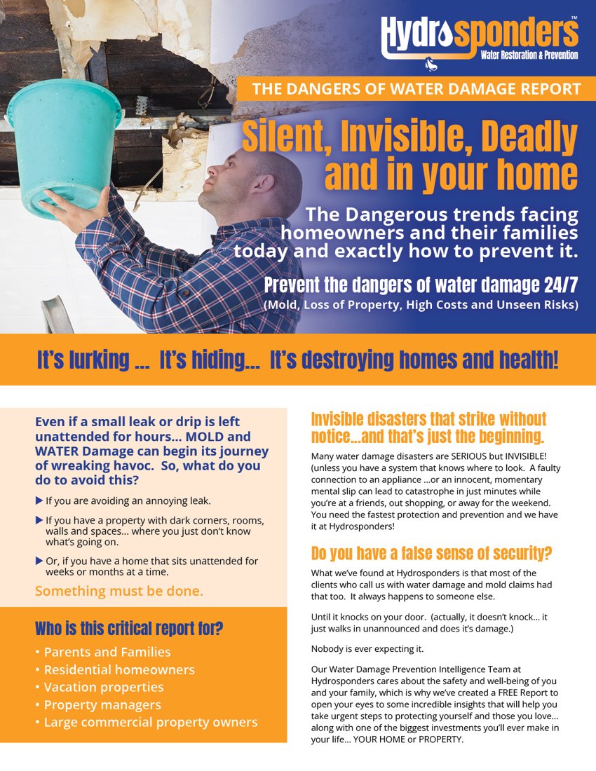 Hydrosponders — homeowner report